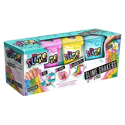 So Slime DIY SSC 003 Shaker 3 Pack Slime, Assorted Colours
