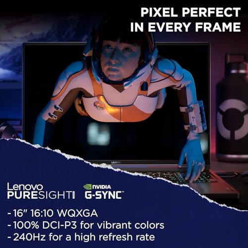 Image of Lenovo 2025 Legion Pro 7i Gen 10 Gaming Laptop, GeForce RTX 5080 16 GB GDDR7, Intel Ultra 9 275HX, 16 inch WQXGA OLED 16:10 500 nits 240Hz, 64 GB DDR5 RAM, 1 TB SSD, Windows 11 Pro, w /Accessories