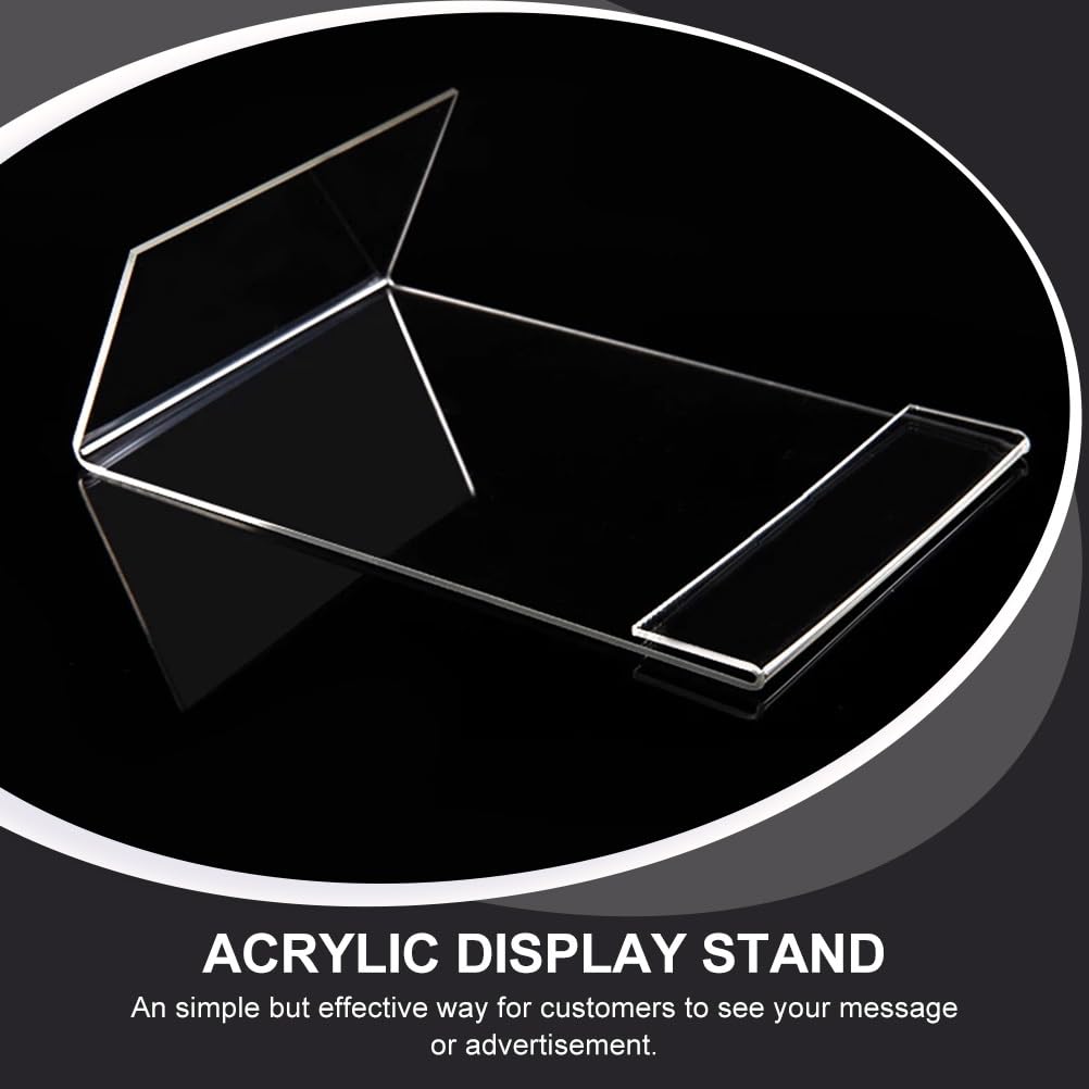 ULTECHNOVO Lot De 36 Supports De Prix Porte-Étiquette Transparent - 9x6cm Pour Bureau, Magasin Et Restaurant