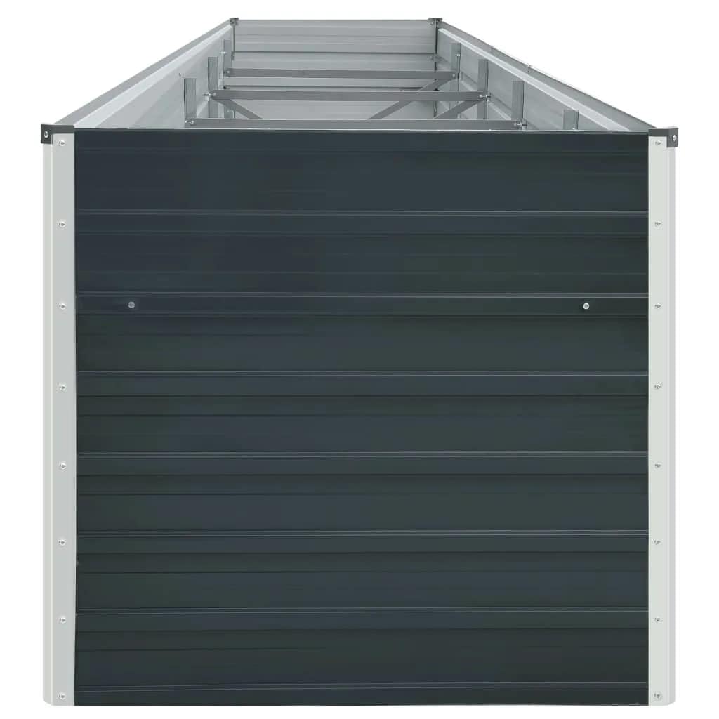 Générique Lit surélevé de Jardin Acier galvanisé 400x80x77 cm Anthracite,Maison & Jardin,Pelouses & Jardins,Jardinage,Pots & Cache-Pots,47063