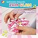 Rebecca Zamolo Zam Glam Hair Bow Set- Combine Unique Charms, Custom DIY Fashion, Personalize Accessory, School Sport Everyday Wear