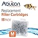 Aqueon Aquarium Fish Tank Replacement Filter Cartridges Medium - 15 pack