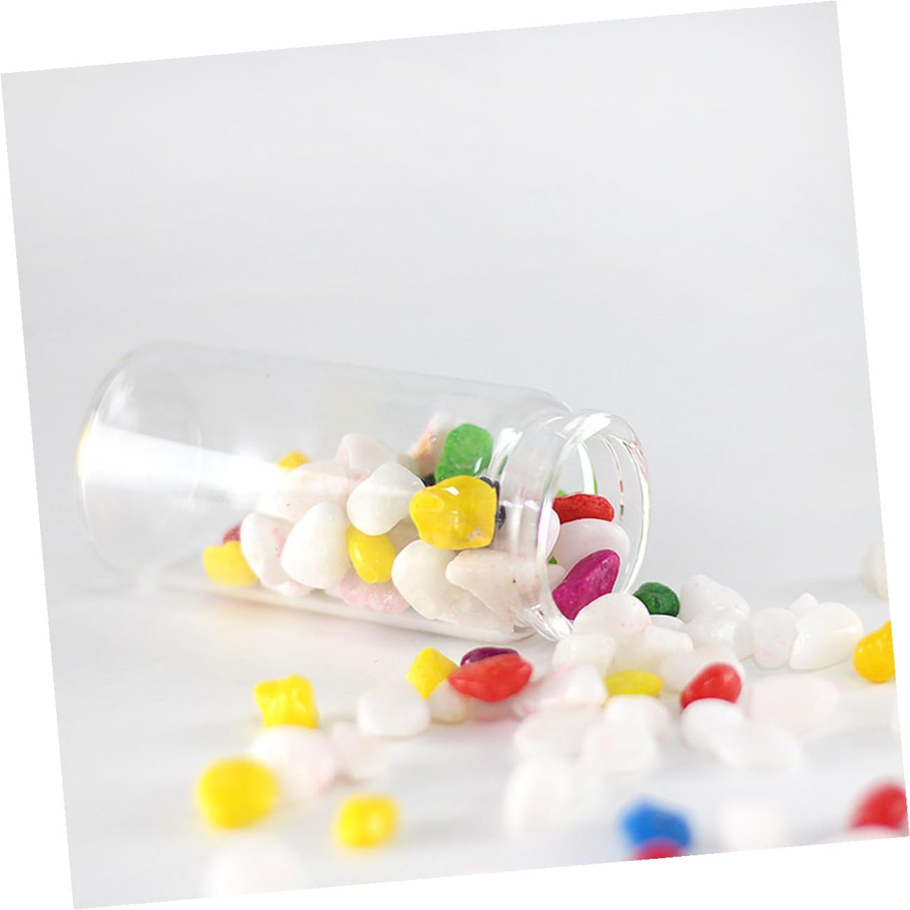 100 Stück Klarglasflaschen mit Korken 3ml Kleine Aufbewahrungsdose aus Glas Leichter und Angenehmer Griff für Dekoration und Haushalt