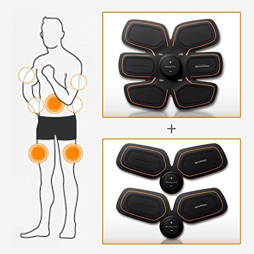 SIX-Pack ABS and Twin Body Fit Training Gare Training abs and arms Fit Get You Ripped Electric Muscl - //coolthings.us