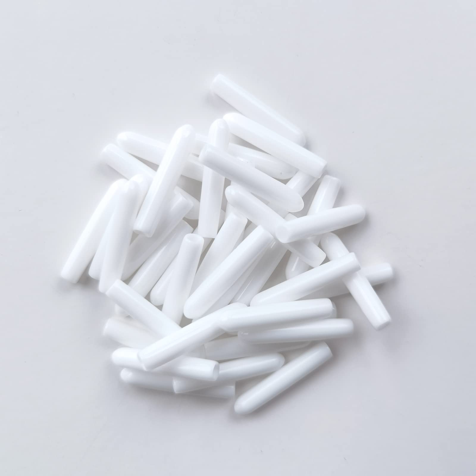 Lahviuu Dishwasher Rack Caps,100 Pieces Prong Rack Caps Dishwasher Protection Prongs Cutlery Basket Protective Cover PVC Tip Tine Cover Just Push On Cap for All Dish Baskets(White)