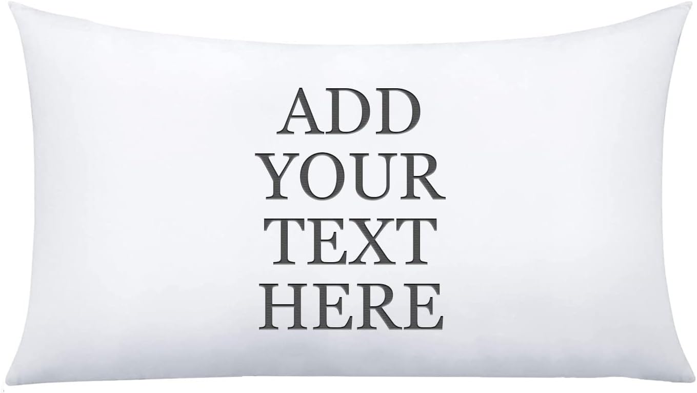 Personalized Pillow Cases King Size (20"x36") Soft and