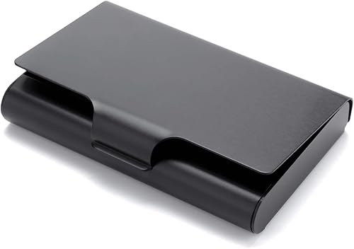 MaxGear Estuche para tarjetas de visita para hombre o mujer