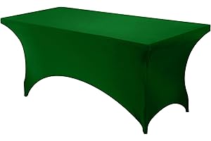 Utopia Kitchen Spandex Tablecloth: Emerald Green Elevate For Any Event