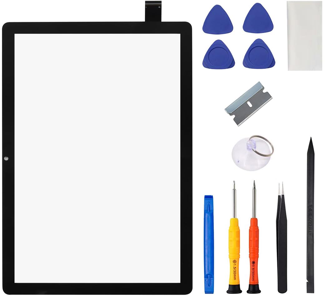 for Onn 100092980 Screen Replacement 10.1 Inch Digitizer, for Onn 100092980 Touch Screen Front Glass with Repair Kits