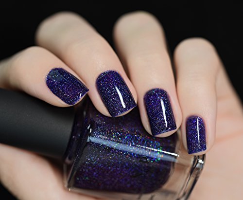 Image of ILNP Lulu - Deep Grape Holographic Nail Polish
