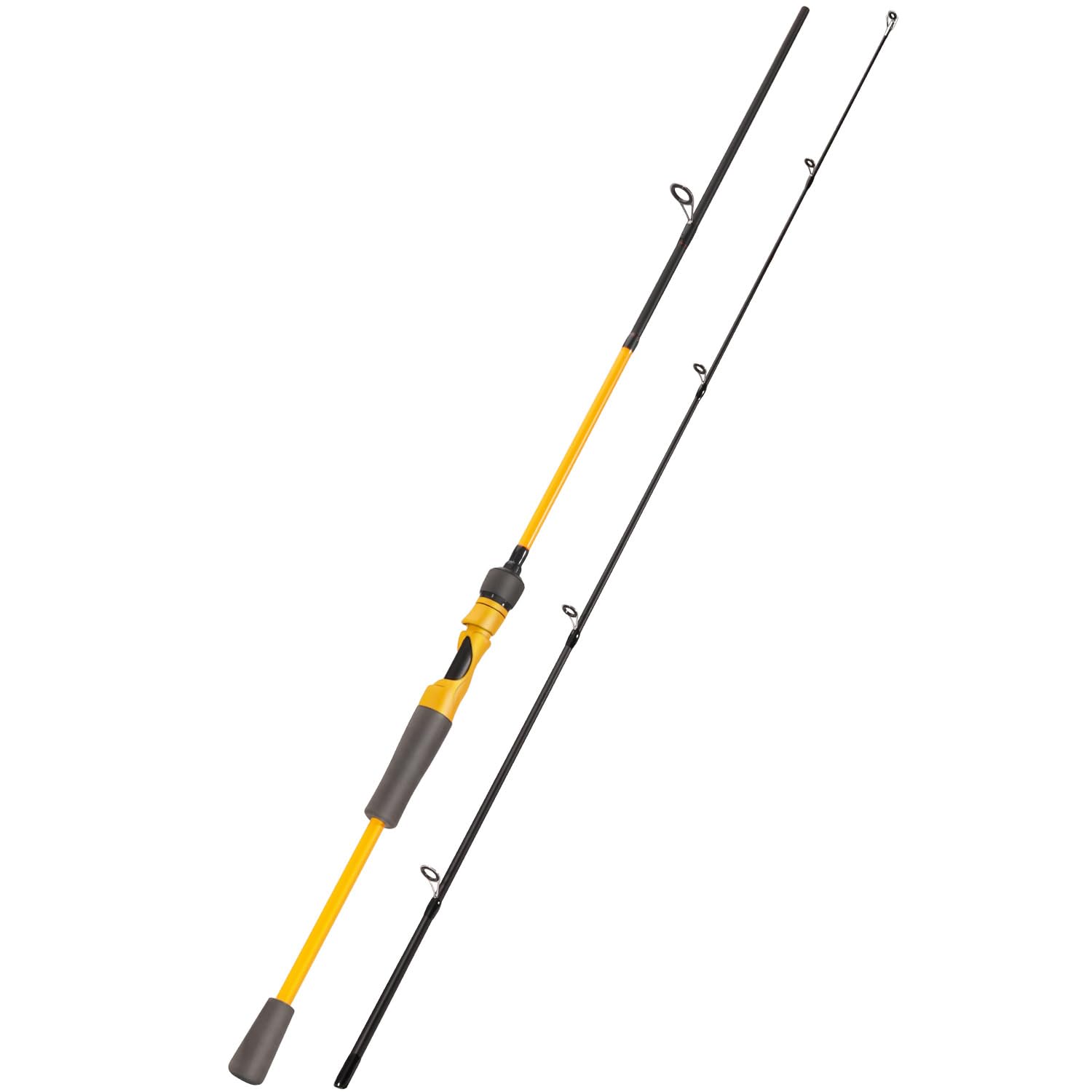 Sougayilang 2Pc Fishing Rod, Spinning Rod and Casting Rod Fishing Bass Freshwater-Yellow-1.8m-Casting (B0CDWZKMJ6) Amazon Price History, Amazon Price Tracker