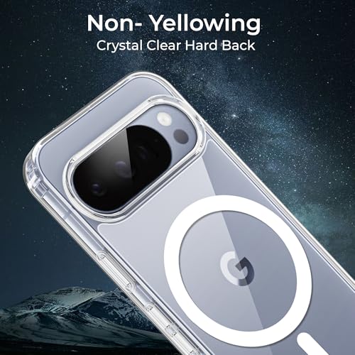 Image of A rtistque Clear Back Cover Case for Google Pixel 10 / Pixel 10 Pro 5G | Compatible with Mag-Safe | Premium Cover | Shockproof Bumper | Protective Design | Google Pixel 10 Back Cover - Transparent