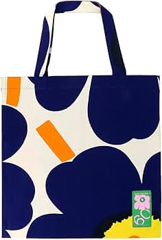 マリメッコ 花柄 エコバッグ 60周年記念 祝・60周年！ 【マリメッコ】のプリント「Unikko」の