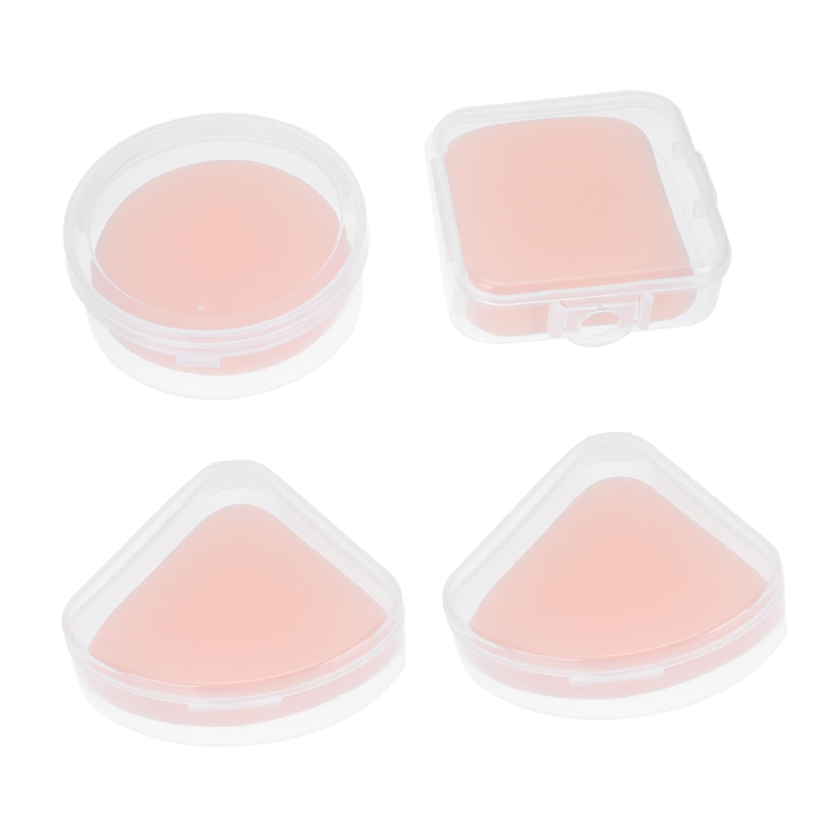 LIFKOME 4Pcs Makeup Handheld Beauty Tools for Home Travel Skin Friendly and Reusable for Makeup Application Any Occasion