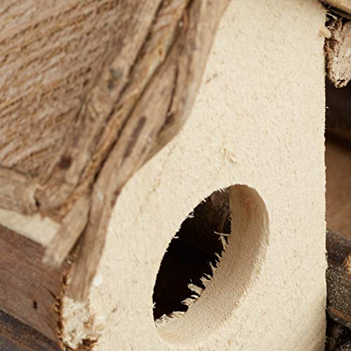 Relaxdays Casetta per Uccellini da Appendere, Nido...