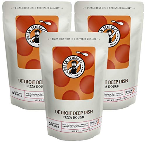Urban Slicer Pizza Worx - Detroit Deep Dish Pizza Dough - 13.2 oz bag - 3 Pack