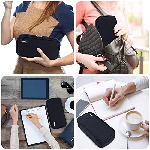 Image of Chelory Big Capacity Pencil Case Large Pencil Bag Pouch Pen Case Pencil Marker Holder Stationery Storage Makeup Bag for Office Supplies Adults