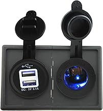 Generic Adaptador De Isqueiro Adaptador De Tomada De Carro Adaptador De Isqueiro De Carro Suporte De Carcaça E Fios De Jumper Adaptador De Energia USB Carregador De Celular