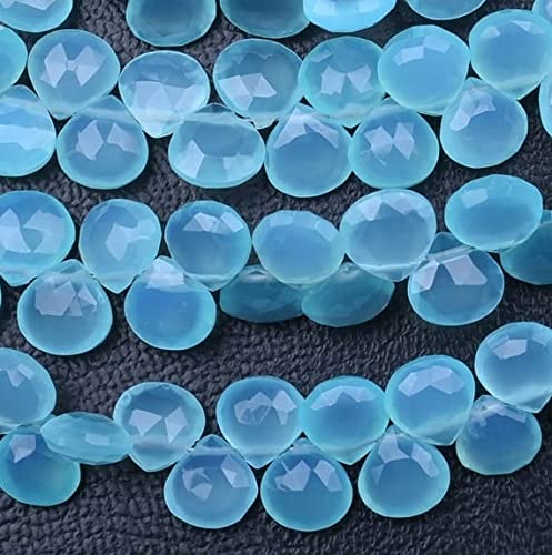 Aqua chalcédoine 7mm perles pour créer vos propres bijoux d'été faits main