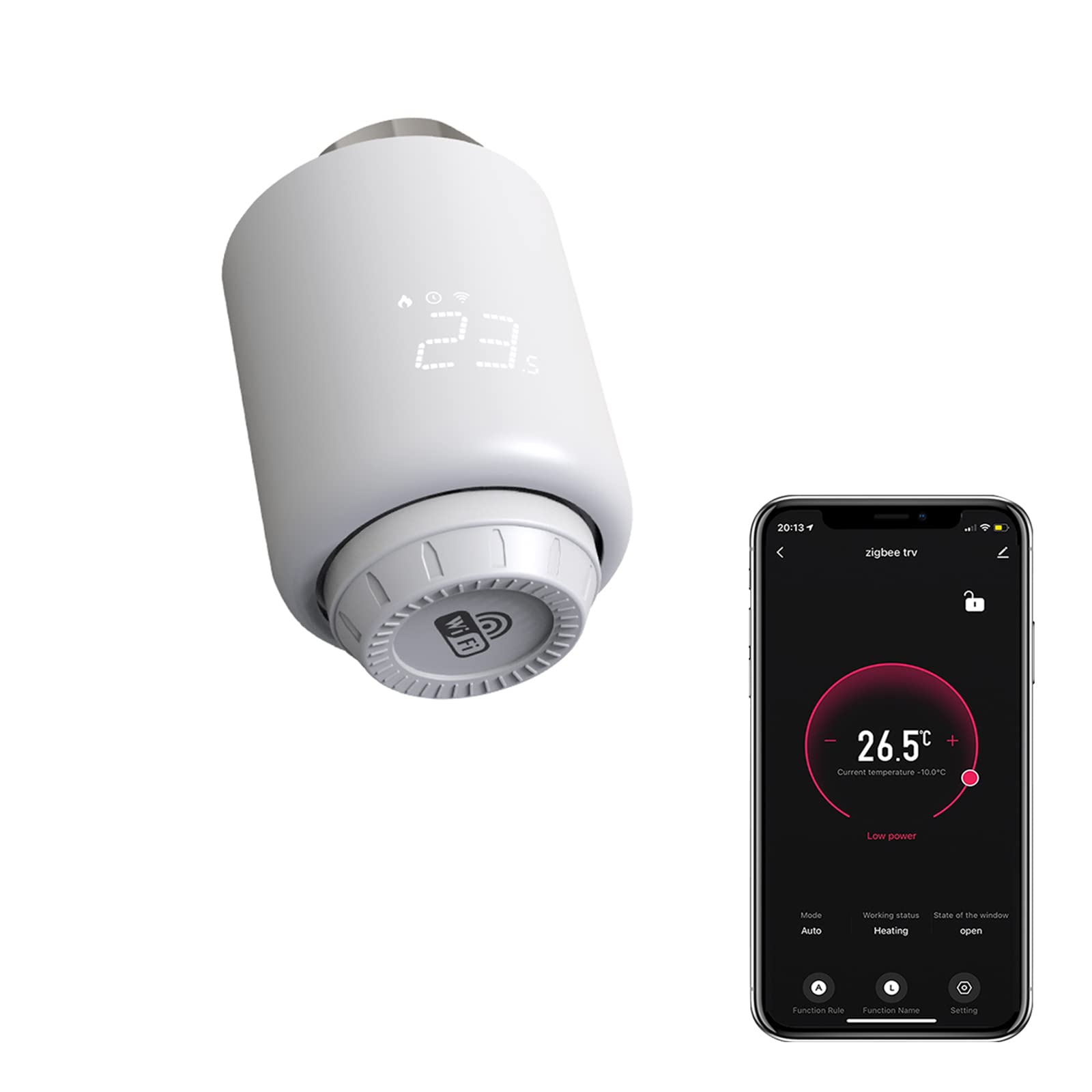 Valvola termostatica Wifi azionatore per radiatore