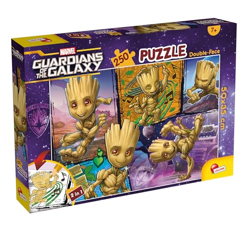 Lisciani - Puzzle Marvel Groot - 250 Pièces Double Face - Dès 7 Ans