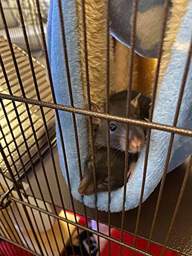 LeerKing Hangmat Grot Hangmat met meerdere verdiepingen Kooi Kleine dieren Bed Intellectueel speelgoed Tunnel met haken… - Image 3