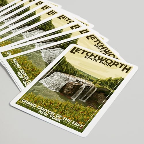 Baraja de poker Letchworth State Park, NY, 52 cartas miniatura 5