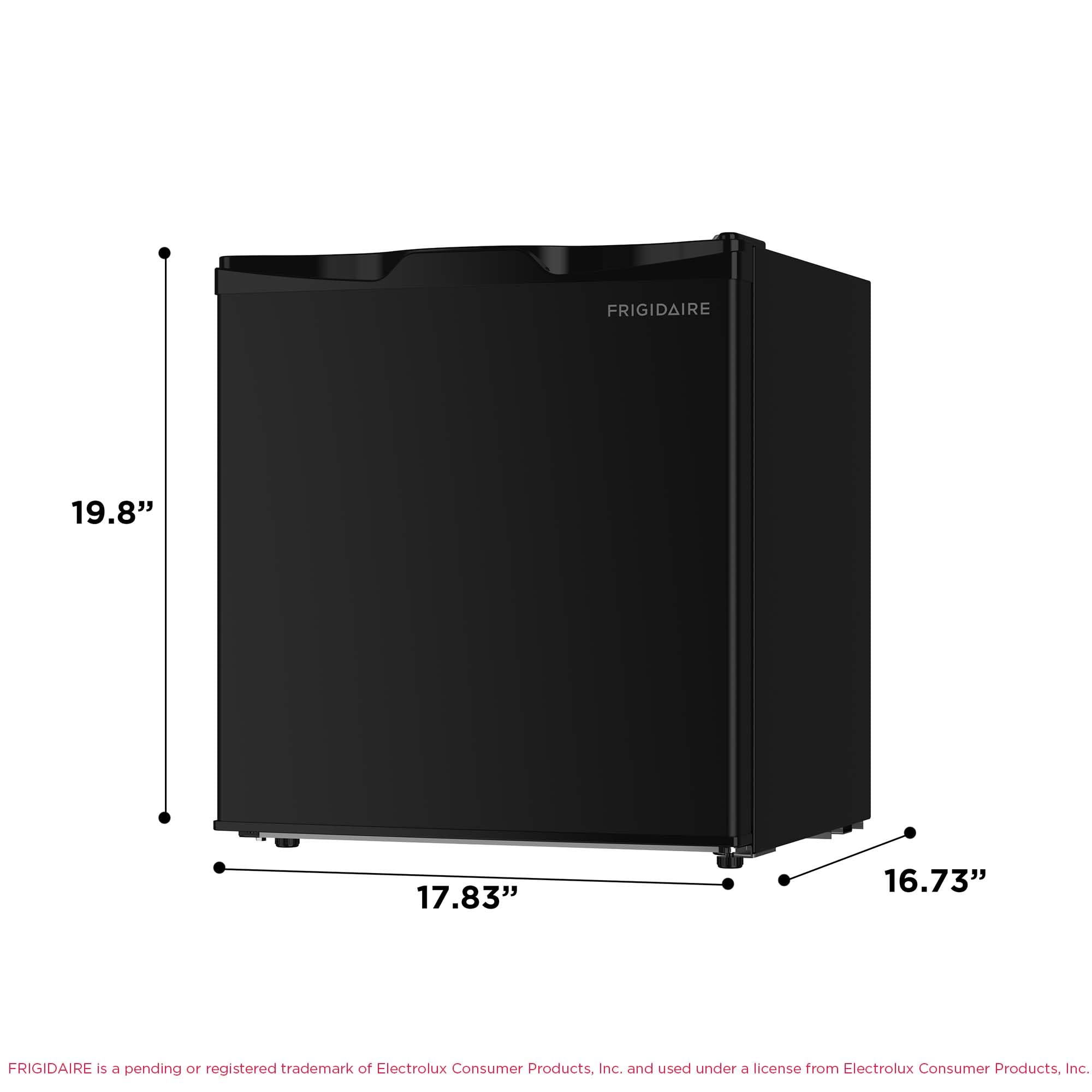 Frigidaire Efr115 Mini Refrigerator - Energy Saving - Cfc Free - Slide Out Shelves - Ideal For For Dorm, Office, RV, Garage, Apartment - 1.6 Cubic Feet, Black on Fridge.com - View 5