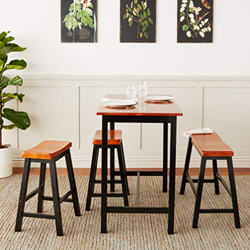 Image of Crown Mark Tyler 4-Piece Counter Height Table Set