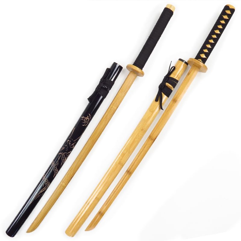 3本セット木刀 鞘付き刀 手作り 木刀剣道稽古用木刀