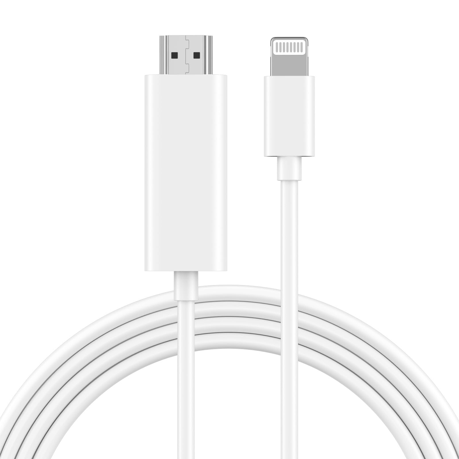 [Apple MFi Certified] Lightning to HDMI Cable Adapter for iPhone,1080P Lightning to HDMI Digital AV Adapter HDTV Cord Compatible with iPhone 14 13 12