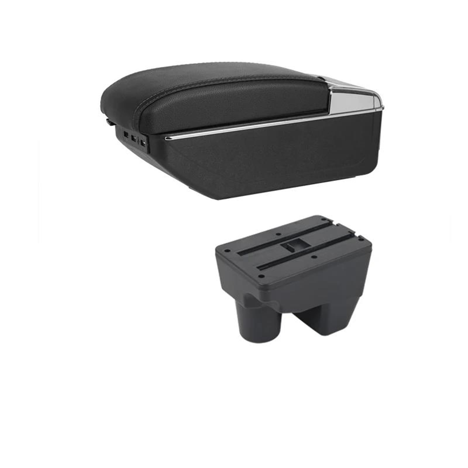 Ysdsls A-Black Black Line Center Console Armrest Storage Box For Yaris For Elegant 2020-2022 Car Interior Parts Modification Accessories