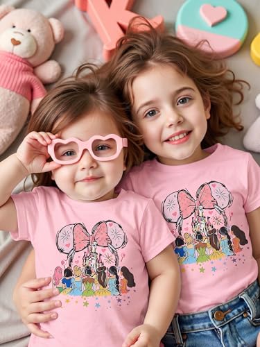 Image of Magic Kingdom Shirt for Girls - Princess Magical Shirts Cute Graphic Kids Toddler Holiday Vacation Tee Top