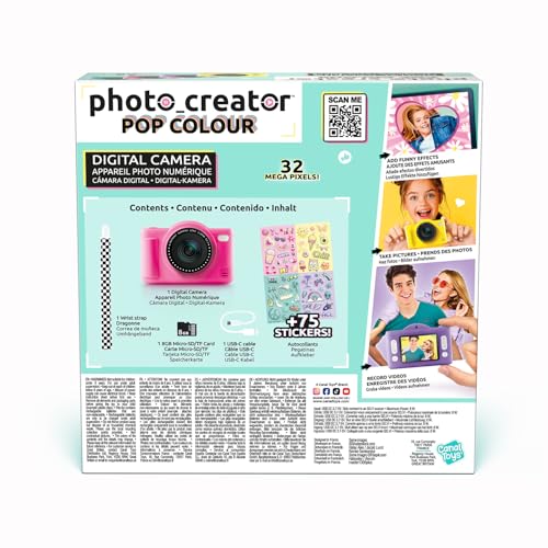 Canal Toys Photo Creator Appareil Photo Numérique Pop Couleur Avec carte SD 8Go incluse CLK 042 - vue 6