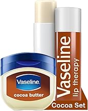 Vaseline Lip Therapy Cocoa | Set di Balsamo labbra nutriente e Stick di Balsamo labbra colorato | Per un'idratazione ottimale | (Cocoa Set)