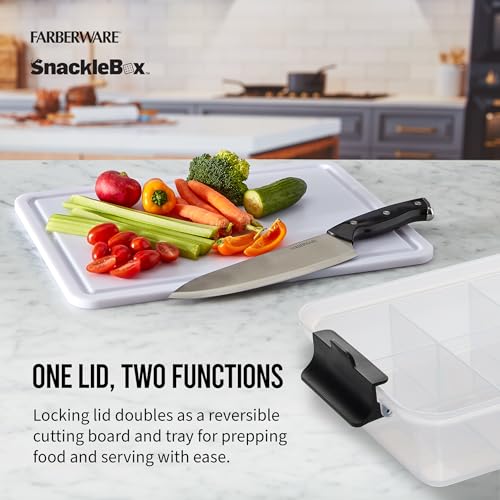 Farberware Snacklebox 7.8 x 12.7 Inch Cutting Board with Lid - image 5