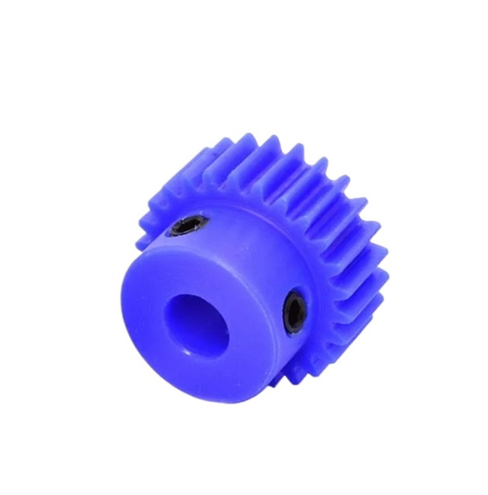 Bevel Gear Pinion Hardware Mechanical 1pcs Blue Nylon Spur Gear Pinion 1M 15 Tooth-60 Tooth Mode 1 Motor Gear with Step Plastic Gear Bore Size 8mm(30 Teeth)