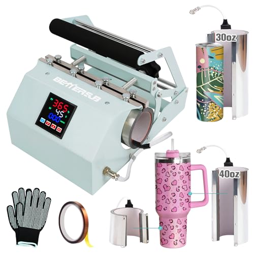BetterSub 3-in-1 Tumbler Heat Press Machine, Compatible 40oz 30oz 20oz...