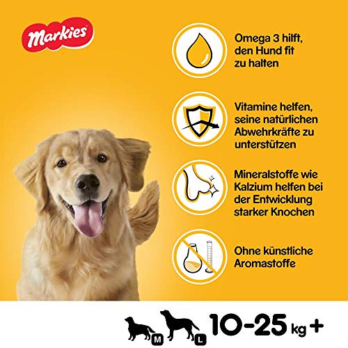 Pedigree Hundesnacks Markies mit Markknochengeschmack, 5 Packungen (5 x 1,5 kg)