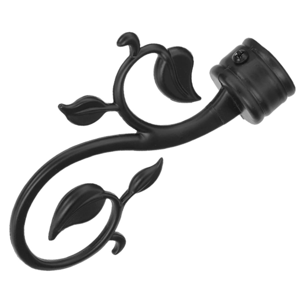 PRETYZOOM Curtain Pole End Cap Decorative Head Plastic Bay Window Living Room Dining Bedroom