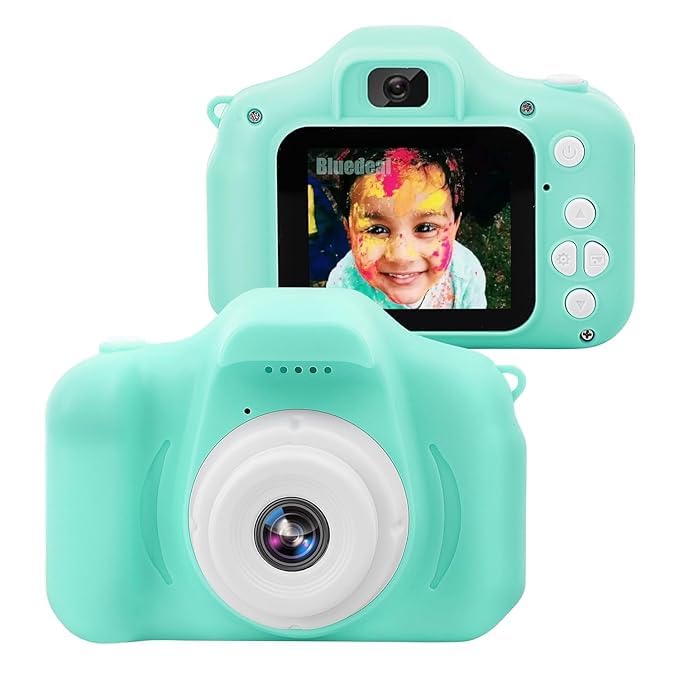 CAMLEIGH Kids Camera for Girls Boys, Kids Selfie Camera Toy 2MP 1080P HD Digital Video Camera for Toddler, Christmas Birthday Gifts for 3-10 Years Old Children (Multicolor) (B0CR49W5TB) Amazon Price History, Amazon Price Tracker
