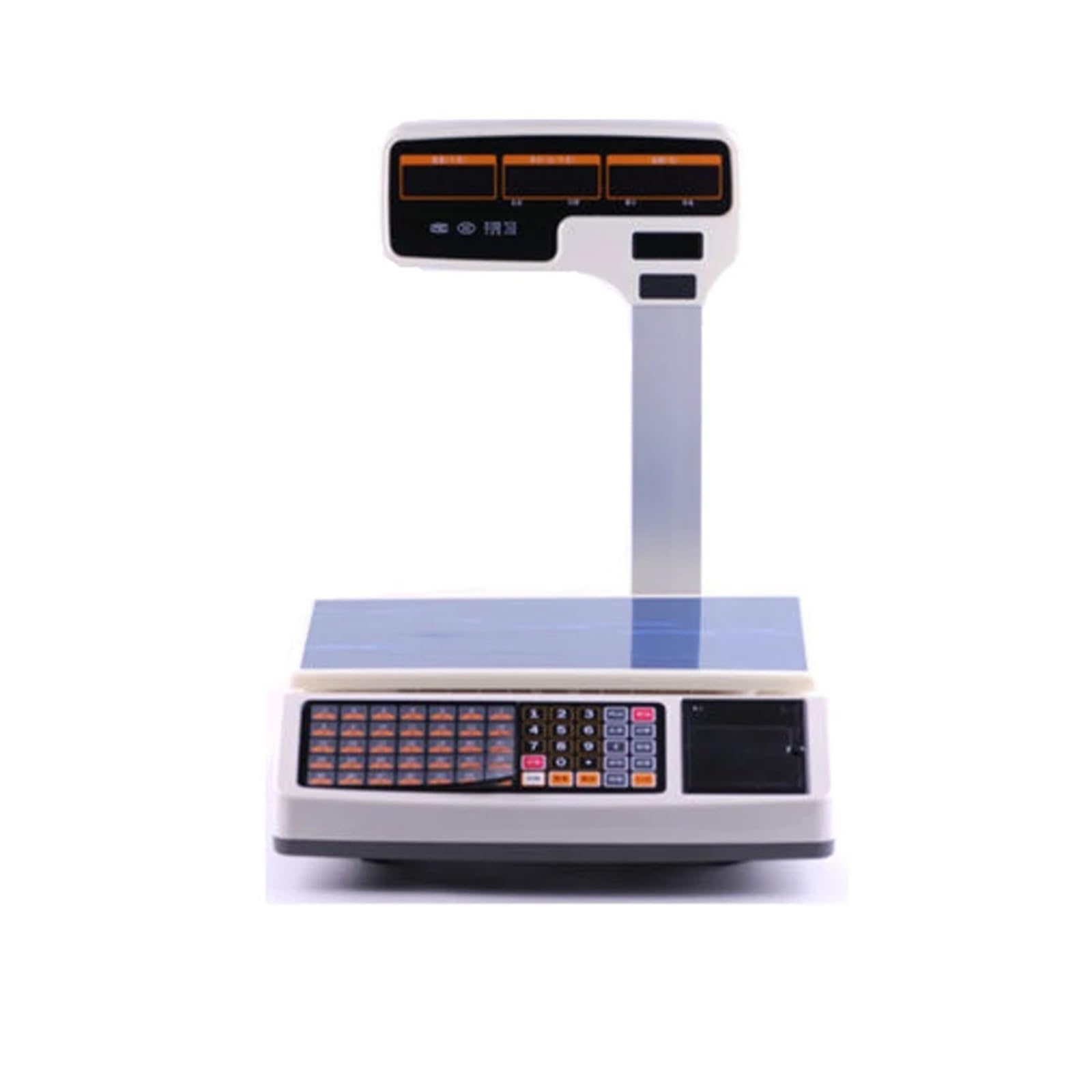 MYUYEE Cash Register, Cash Register For Small Businesses, Digital Weight Scale 30Kg Kitchen Cash Register Receipt Scale With Software For Pos Retail Shops For Catering (Scale-1)