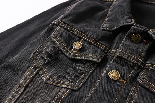 SANGTREE Kids Toddler Child Denim Jacket Jean Jacket4