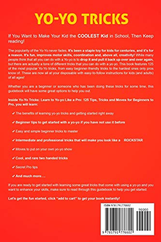 Yo-Yo Tricks: Learn to Yoyo Like A Pro: 125 Tips, Tricks and Moves For Beginners to Pro - Image 2