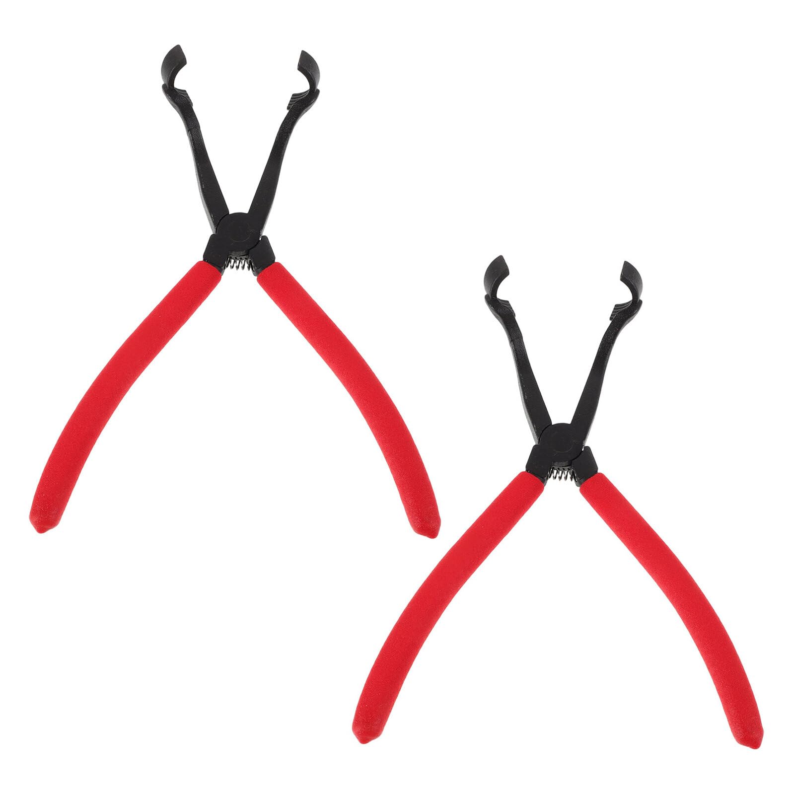 Set 2 Pinze per Molle Freno a Tamburo in Acciaio al Carbonio Impugnatura Antiscivolo – Utensile per Riparazione e Regolazione Morsetto Freno – Strumento per Officine e