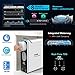 Frizzlife RO Reverse Osmosis Water Filtration System - 600 GPD High Flow, Tankless, Reduce TDS, Compact, Alkaline Mineral PH, 1.5:1 Drain Ratio, USA Tech Support, PD600-TAM3