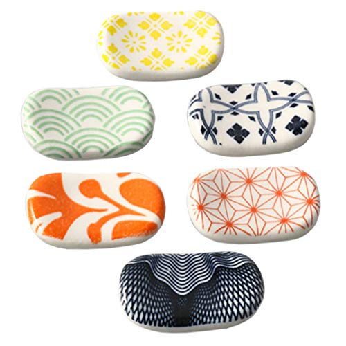 BAEKZ 8 Appoggia Bacchette In Ceramica Bianca: Per Posate Sempre Pulite E A Portata Di Mano - 2