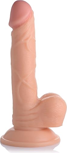 Miniatura 4 de SEXFLESH Consolador realista con bolas de 7.5 pulgadas | Juguete sexual para hombres, mujeres y parejas | Detalles realistas, firmeza media, con una