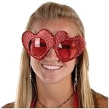 Beistle 70363 Glittered Heart Fanci-Frames Party Favors, 1 Per Package