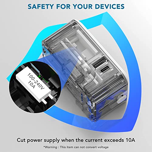 image for HEYMIX PROFESSIONAL Heymix Universal Travel Adapter, International Pow